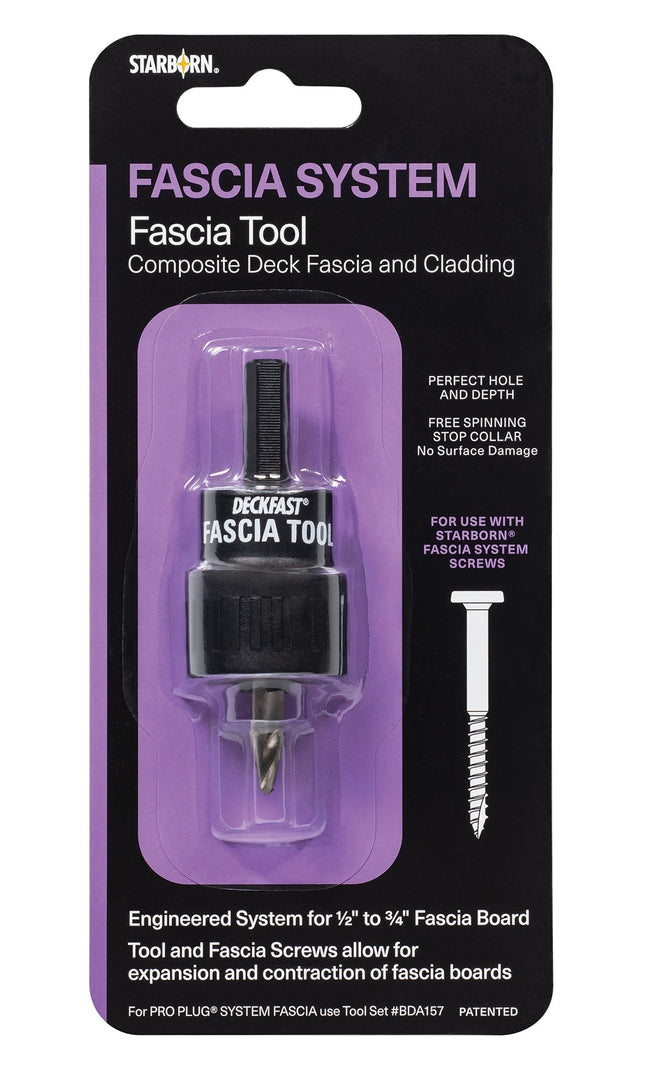 Fascia System Fascia Tool for Composite Deck Fascia and Cladding