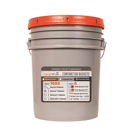 Ipe Clip Extreme, 1050 pc for 600 sq ft, Black Clips; Ipe Clip Extreme Black Clip for 3/32" spacing