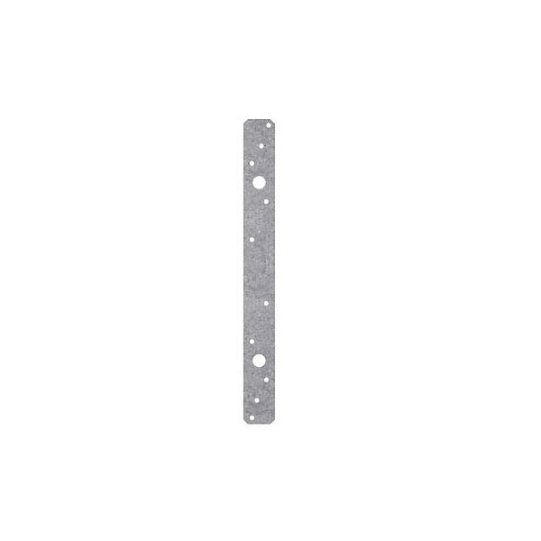 MSTA12SS 12" Medium Strap Tie, 18 Gauge, Stainless Steel; MSTA12SS 12" Medium Strap Tie, Installed
