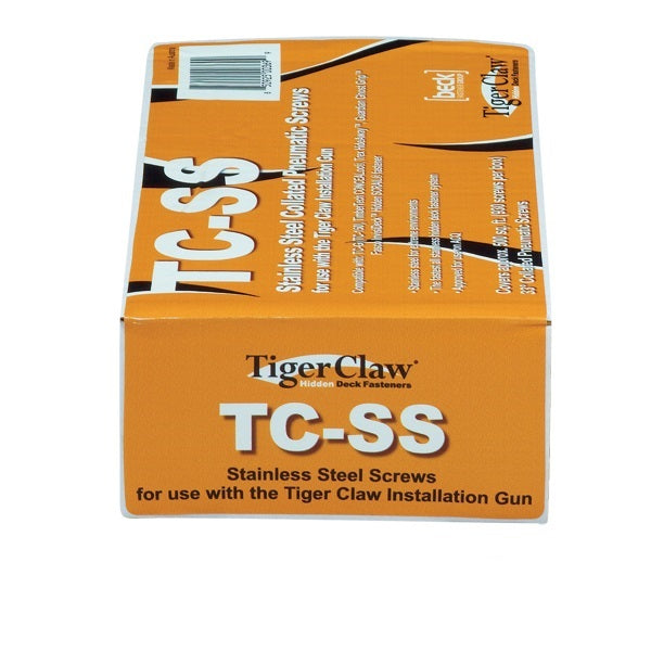 Tiger Claw Stainless Steel Scrails, (Screw/Nails); Tiger Claw Pneumatic screws