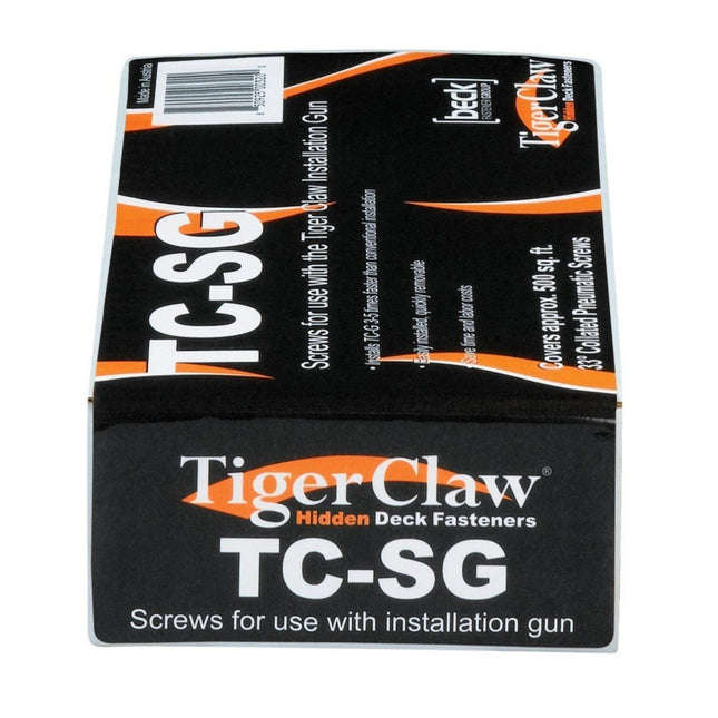 Tiger Claw Carbon Steel Scrails, (Screw Nails); Tiger Claw Pneumatic screws