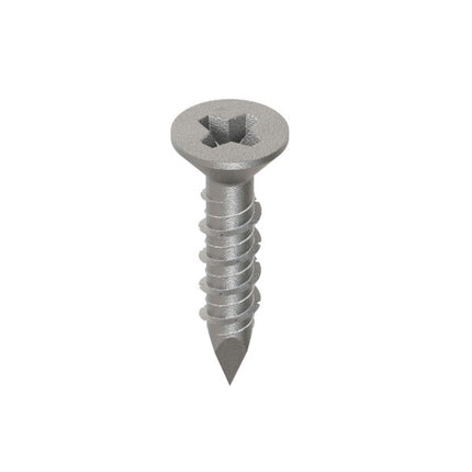 Titen Concrete and Masonry Screw, Phillips flat head, short