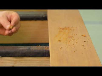 Deckwise video showing how to install thier Ipe deck plugs into Ipe deck boards.