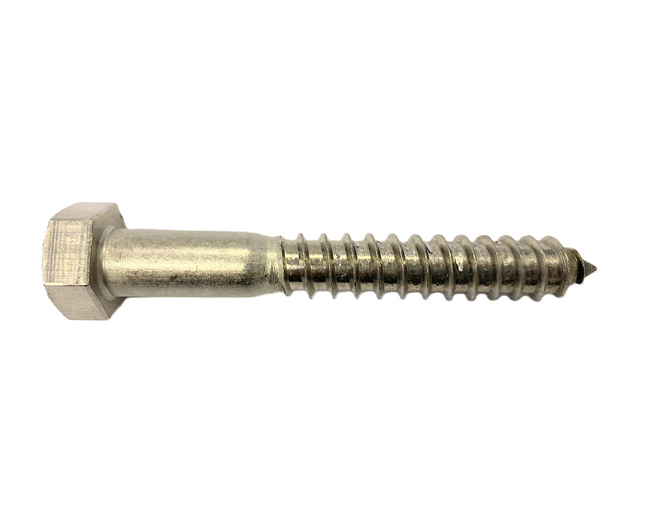 1/2" Lag Screws, Stainless Steel