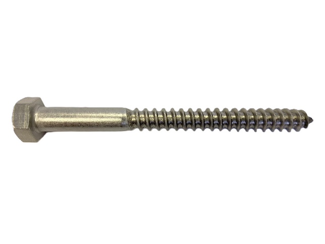 5/16" Lag Screws, Stainless Steel