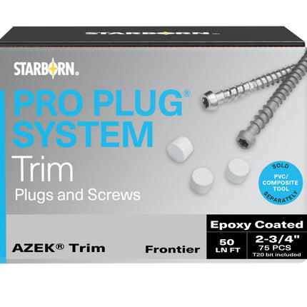 Pro Plug AZEK Frontier Trim for 50 Lineal Ft, Epoxy