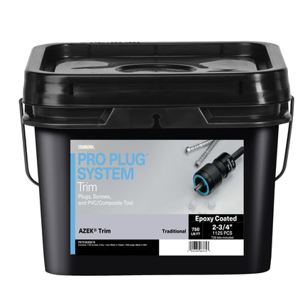 Pro Plug System AZEK Traditional, 750 Lineal Ft, Epoxy