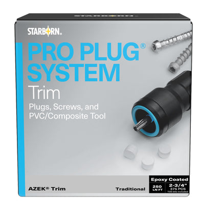 Pro Plug AZEK Traditional, 250 Lineal Ft, Epoxy