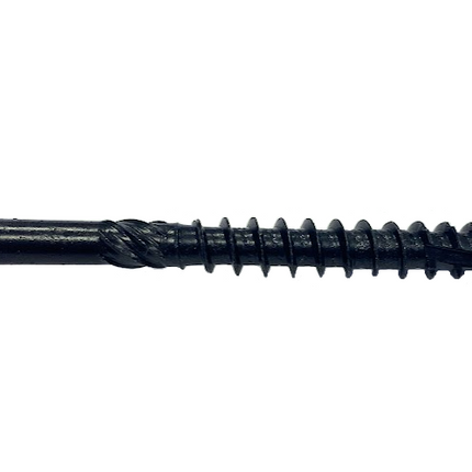 U2 Fasteners Black Flat Head Screw, Carbon Steel, 20pc Box