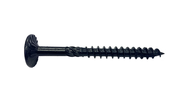 U2 Fasteners Black Flat Head Screw, Carbon Steel, 20pc Box