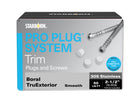 Pro Plug System for Boral Tru Exterior Smooth Trim, 50 Lin Ft, Stainless Steel