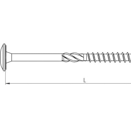 U2 Fasteners Cap Screw, Stainless Steel; U2 Fasteners, Cap Screw, Line Art