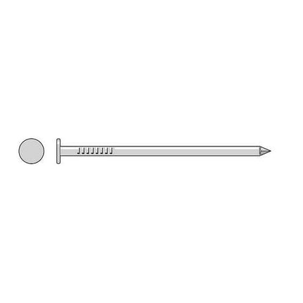 Smooth Common Nail, Stainless Steel, Smooth Common Nail, line art