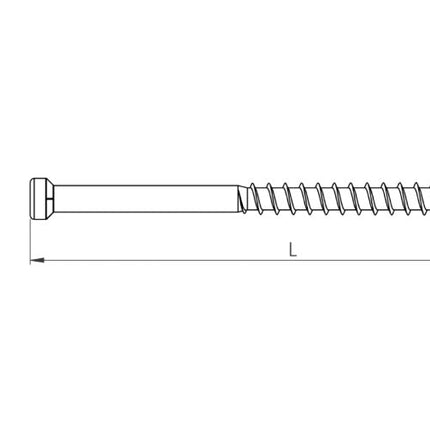 U2 Fasteners Stainless Steel Fine Screw; U2 Fasteners Fine Screw Line Art