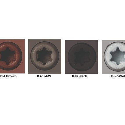 Headcote Trim Head #7 x 2-1/4" Screws, 350pc Box, 305SS