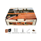 Ipe Clip Extreme Black Clip for 3/32