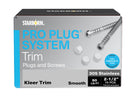 Pro Plug System for Kleer Smooth Trim, 50 Lin Ft, Stainless Steel