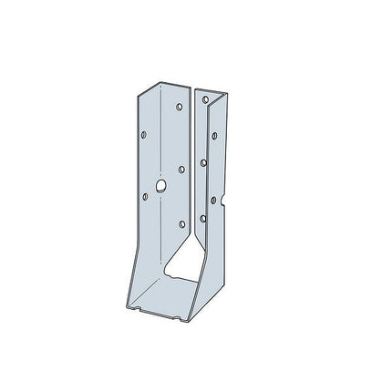 LUC26 2 x 6 Concealed Flange Joist Hanger, Stainless Steel; LUC26SS 2x6 Concealed Joist Hanger Installation using Stainless Steel Strong Drive SD Connector Screws