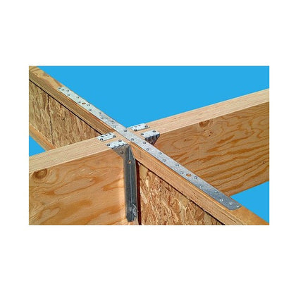 MSTA24SS 24" Medium Strap Tie, 18 Gauge, Stainless Steel; MSTA Medium Strap Tie, Installed