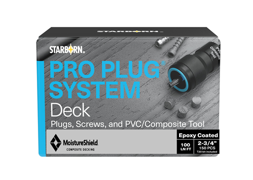 Pro Plug System for MoistureShield Santorini, 100 lin ft kit Open Box