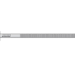 Fiber Cement Siding Nail, Line art, Ring Shank, Checkered Head, Stainless Steel; Fiber Cement Siding Nail being hammered into siding on a beachfront property