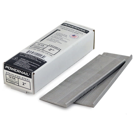 16 gauge, L Cleats, Collated, Stainless Steel