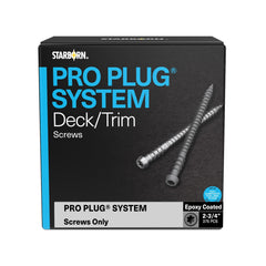 Pro Plug System Screws, 2-3/4", 375pcs; Pro Plug System Screws, epoxy screws