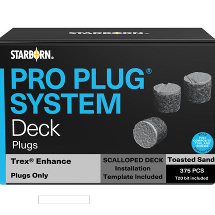 Pro Plug System, Trex Toasted Sand, 375pcs