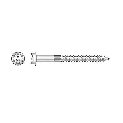 Illustration of SDS25300SS 1/4" x 3" Simpson SDS Screw, Stainless Steel