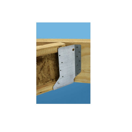 SUL24SS 2 x 4 Skewed Left 45° Joist Hanger, Stainless Steel; SUL Left Skewed Joist Hanger, Installed