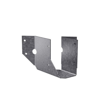 SUR24SS 2 x 4 Skewed Right 45° Joist Hanger, Stainless Steel; SUR Right Skewed Joist Hanger, Installed