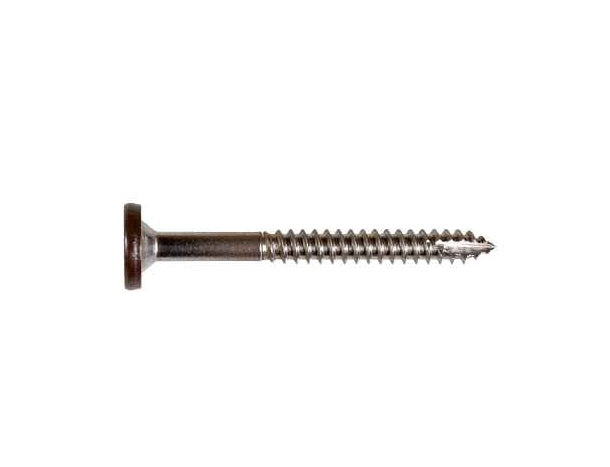 Fascia Board Screws, #8 x 1-3/4", Brown, 75pcs, 316 Stainless Steel