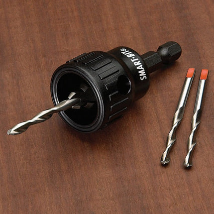 Smart Bit Combo Pack,  #7 Trim Smart-Bit, #8 Trim Smart Bit, #10 Flat Smart Bit.  3 Tools total; Smart-Bit out of package on deck with replacement bits