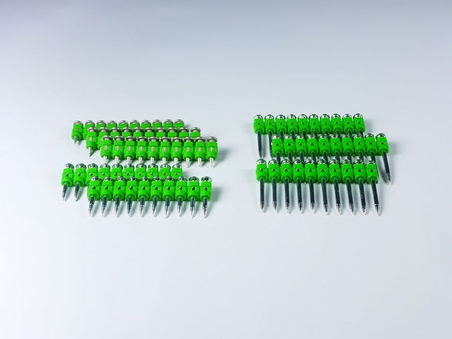Plastic Strip Ballistic Pins, Smooth