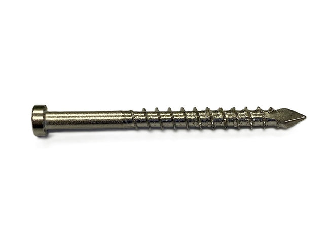 #12 x 2-1/2" Trim Head Screws, 304 Stainless Steel, 350pcs