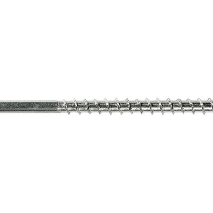Stainless Steel Trim Screw, 2/3" threaded, type 17 point; Stainless steel trim screws installed into a poolside deck.  Use 316 Stainless Steel in corrosive environments that are exposed to chemicals or salt water.