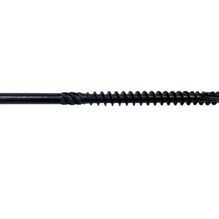 U2 Fasteners Black Construction Screws.  the Head, shank, and point are  all clearly on display.