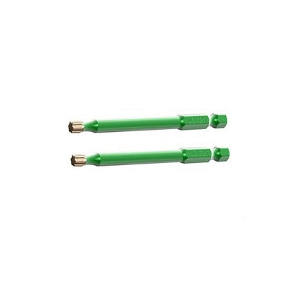 U2 Driver Bits, 2 pack, T-25, green;   U2 Driver Bits, Color coded for ease of use. T-10 is yellow,T-15 is red, T-25 is green, T-30 is black, T-40 is Blue