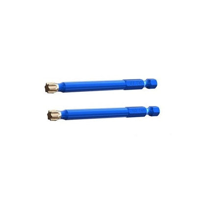 U2 Driver Bits, 2 pack, T-40, blue;  U2 Driver Bits, Color coded for ease of use. T-10 is yellow,T-15 is red, T-25 is green, T-30 is black, T-40 is Blue