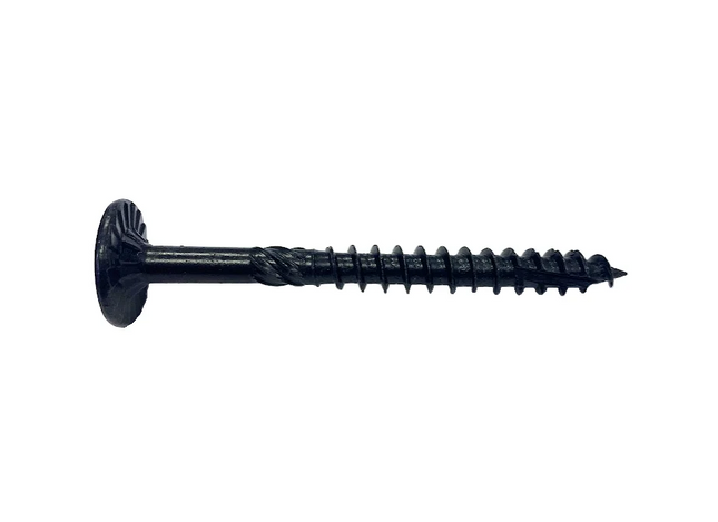 U2 Fasteners Black Flat Head Screw, Carbon Steel, 20pc Box