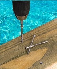 #10 x 2-1/2" Bugle Head Screw, Star Drive, 316 Stainless Steel