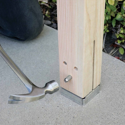 4 x 4 Concealed Post Base, 316 Stainless Steel