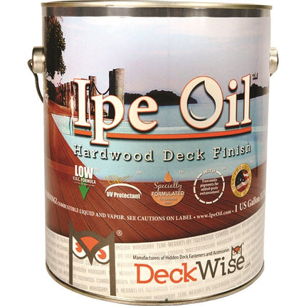 Ipe Oil Hardwood Deck Finish, 1 Gallon, 250 VOC