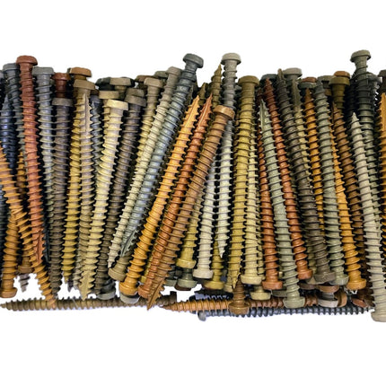 Cap-Tor Composite Deck Screws, #10 x 2-3/4", 200pcs, Multicolor Pack