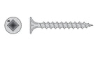 Wafer Head Fiber Cement Screw, Square Drive, Stainless Steel; Wafer Head Fiber Cement Screw being installed