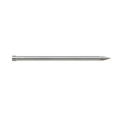 Simpson Strong Tie hand drive stainless steel finish nail.  Single nail, shows the trim head and smooth shank.