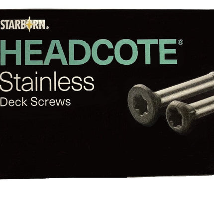Headcote, #7 x 1-5/8" Trim Screws, Black, 305 Stainless Steel, Special Box Size -380pcs