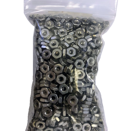 Hex Machine Screw Nuts, #10/32, 18-8SS