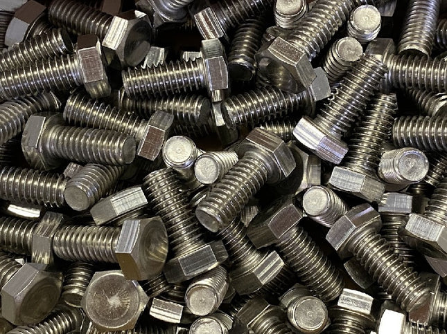 5/16" x 3/4" Hex Cap Screws, Stainless Steel, 302HQ, 116pcs