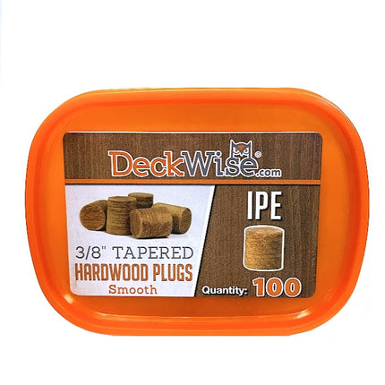 Deckwise 3/8" Ipe Plugs, Partial Box, 77pcs